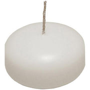 10 Pack of 6 Hour White Floating Candles - 5.8cm diameter - wedding party decoration V382-10WHITEFLOAT