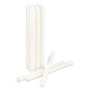 20 pack white wax 20cm taper church house vigil candleabra candle 2CM WIDE V382-20WAXTAPER