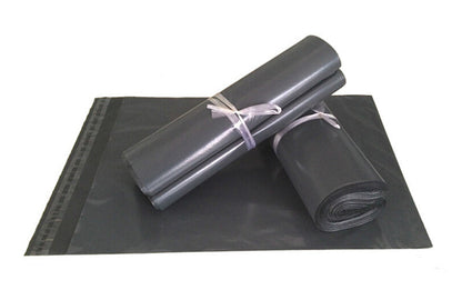 100 Bulk Buuy Pack - 400x300 mm GREY PLASTIC MAILING SATCHEL COURIER BAG POLY POSTAGE SHIPPING POST SELF SEAL V382-400X300SATCHEL100