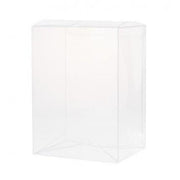 50 Pack of Large Plastic 22x14.5cm Rectangle Cube Box - Exhibition Gift Product Showcase Clear Plastic Shop V382-50PVC22X14X14