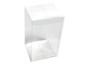 50 Pack of 8x8x10cm Clear PVC Plastic Folding Packaging Small rectangle/square Boxes for Wedding Jewelry Gift V382-50RECTPVC8X8X10