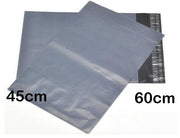100 Bulk Buy Pack - 600x450 mm LARGE GREY PLASTIC MAILING SATCHEL COURIER BAG SHIPPING POLY POSTAGE POST SELF V382-600X450SATCHEL100