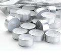 50 Pack Bulk Tea Light Candles - White Smokeless Tealights Unscented - 9 Hour Burn Time V382-9HRTLCANDLE50