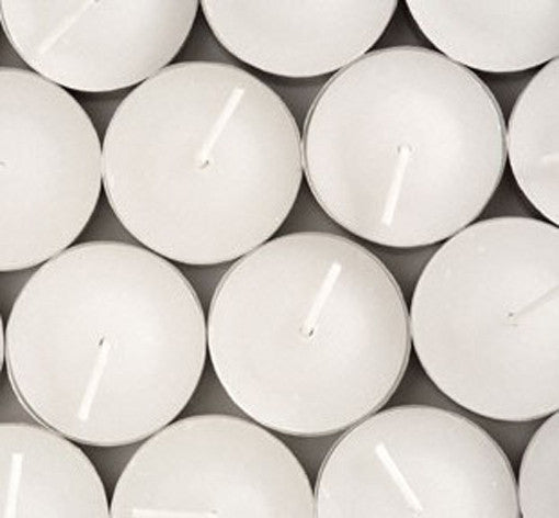 50 Pack Bulk Tea Light Candles - White Smokeless Tealights Unscented - 9 Hour Burn Time V382-9HRTLCANDLE50