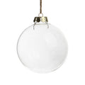 4 x Glass Bauble 6cm Diameter Round Clear with Silver Cap - table or tree centrepice personal memory theme V382-BAUBLE6CMX4