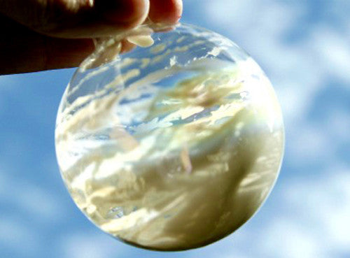 4 x Glass Bauble 6cm Diameter Round Clear with Silver Cap - table or tree centrepice personal memory theme V382-BAUBLE6CMX4