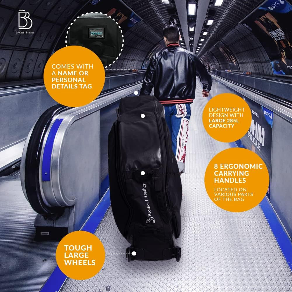 BROTHER BROTHER Bike Travel Bag Case Plane Boat Shipping Transport, Fits Cross Country All Mountain Bike, V382-BBROTHERBK012