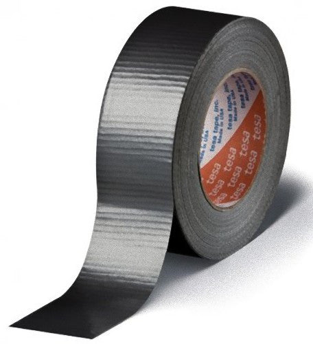 2 Pack Black Duct Tape 50 Metres Industrial Grade Waterproof UV Resistant Crafts Home Maintenance V382-BLACKDUCTX2