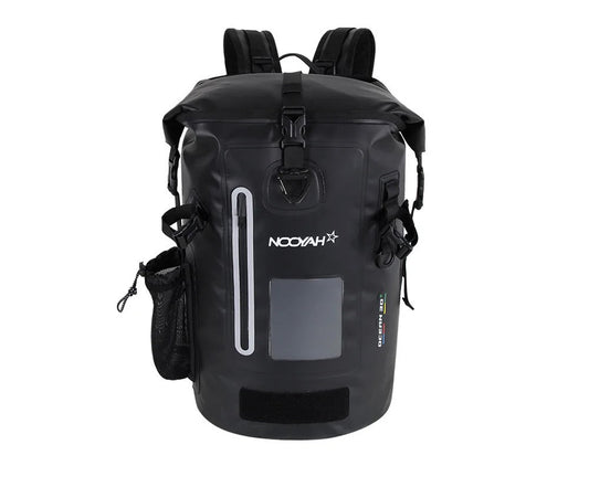 NOOYAH IPX8 Waterproof Bike Cycle Outdoor Sports Backpack Double-Layer Waterproof Bag V382-BLACKIPX8BKPKNOOY