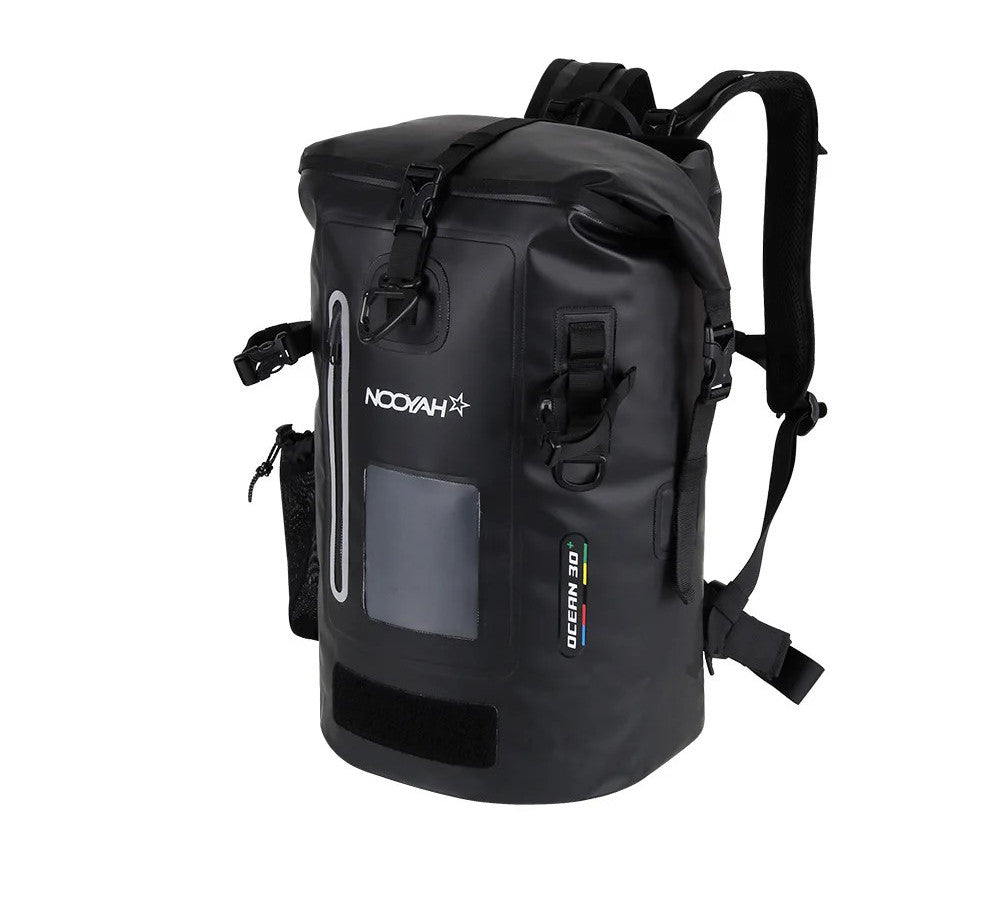 NOOYAH IPX8 Waterproof Bike Cycle Outdoor Sports Backpack Double-Layer Waterproof Bag V382-BLACKIPX8BKPKNOOY