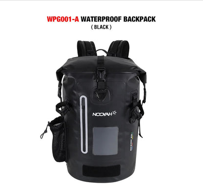 NOOYAH IPX8 Waterproof Bike Cycle Outdoor Sports Backpack Double-Layer Waterproof Bag V382-BLACKIPX8BKPKNOOY