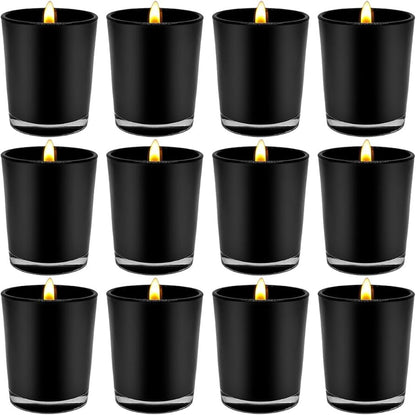 10 Pack Black Matt Tealight Candle Holder 6.5cm Festival Decor Wedding Propose Parties Holiday and Home Decor V382-BLKFHX10