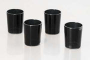10 Pack Black Matt Tealight Candle Holder 6.5cm Festival Decor Wedding Propose Parties Holiday and Home Decor V382-BLKFHX10