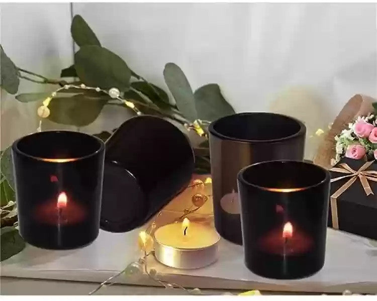 10 Pack Black Matt Tealight Candle Holder 6.5cm Festival Decor Wedding Propose Parties Holiday and Home Decor V382-BLKFHX10