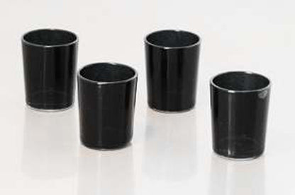 40 Pack Black Matt Tealight Candle Holder 6.5cm Festival Decor Wedding Propose Parties Holiday and Home Decor V382-BLKFHX40