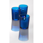 10 Pack Blue Glass Votive Tealight Candle Holders House Party Centerpiece Xmas Wedding Decor Glass V382-BLUCHX10