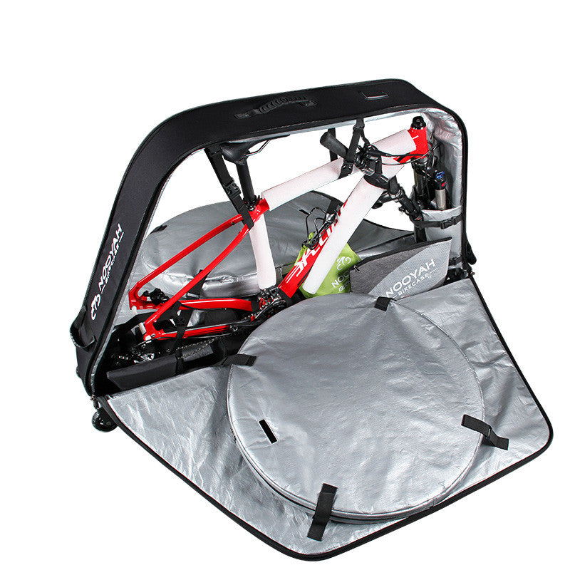 NOOYAH Bike BLUE Travel Case Bike Bag Shell EVA Tough material MTB Mountain Bike Road Bike TT 700c Gravel V382-BLUEBK007S
