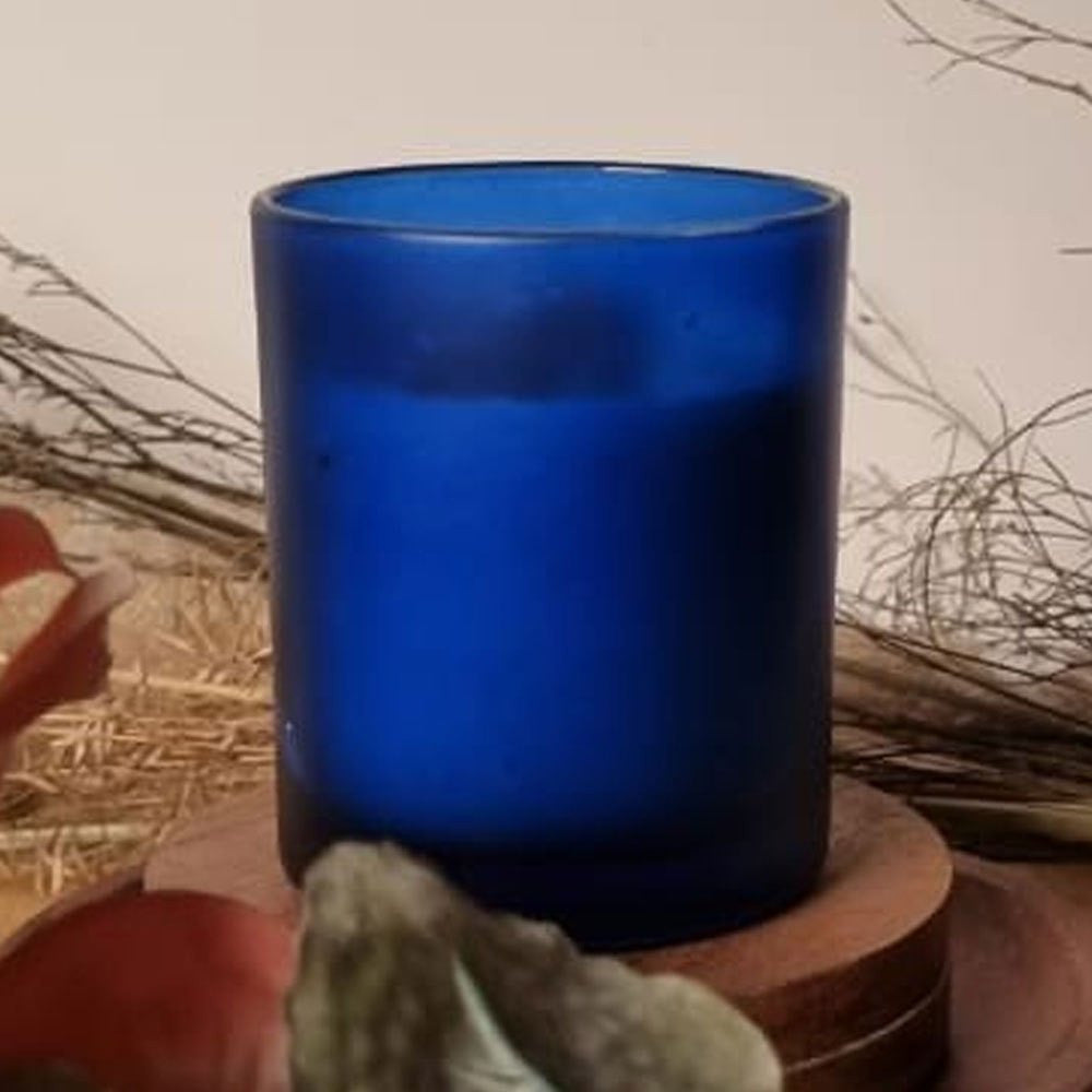 20 Pack Blue Frosted Glass Votive Tealight Candle Holders House Party Centerpiece Xmas Wedding Decor Glass V382-BLUFHX20
