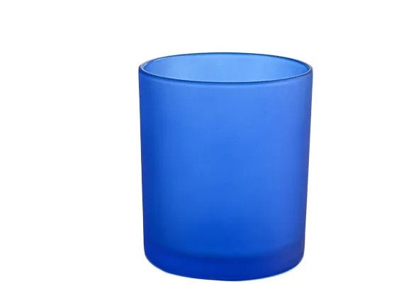 40 Pack Blue Frosted Glass Votive Tealight Candle Holders House Party Centerpiece Xmas Wedding Decor Glass V382-BLUFHX40