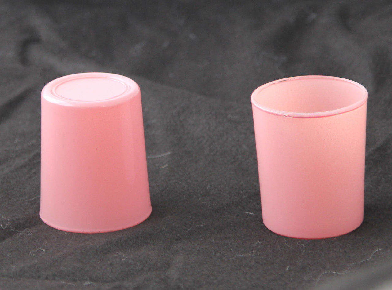 20 Pack Blush Pink Glass Votive Tealight Candle Holders House Party Centerpiece Xmas Wedding Decor Glass V382-BLUSHPINKX20