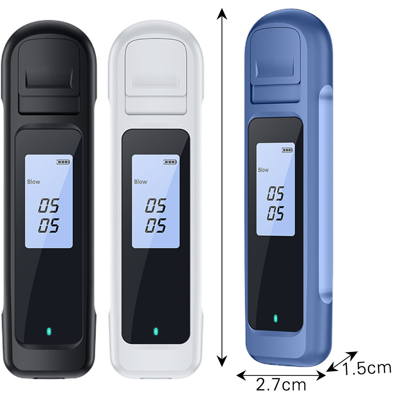 Alcohol Breathalyzer Drink Tester DUI LCD Breath Analyzer Handbag Pocket Size BLACK - FREE POST V382-BREATHTESTER3