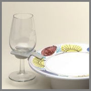 25 Pack of Wine Glass Holder Plate Clip - Stand Up Function Buffet BBQ Picnic Party - Promotion Merchandise V382-BUFFETCLIPS25