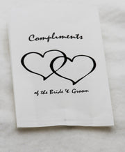 100 Pack Wedding Cake Bags Greaseproof Wax Paper Slice Take Home Favour Heart n Message V382-CAKEBAG100BBG
