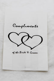 150 Pack Wedding Cake Bags Greaseproof Wax Paper Slice Take Home Favour Heart n Message V382-CAKEBAG150BBG