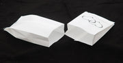 200 Pack Wedding Cake Bags Greaseproof Wax Paper Slice Take Home Favour Large Heart V382-CAKEBAG200BLKHRT