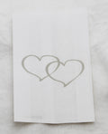 200 Pack Wedding Cake Bags Greaseproof Wax Paper Slice Take Home Favour Large Silver Heart V382-CAKEBAG200SILHRT