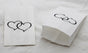 50 Pack Wedding Cake Bags Greaseproof Wax Paper Slice Take Home Favour Large Heart V382-CAKEBAG50BLKHRT