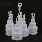 20 Pack Mini Wedding Cake Bubble Bottles send off wedding favors custom party favors V382-CAKEBUBBLEX20