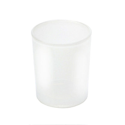 40 Pack Frosted White Glass Votive Candle Holders for Candle Making Kit Tealight Candles Cup Home Decoration V382-FHX40