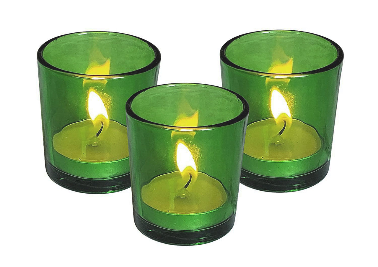 20 Pack Green Glass Votive Candle Holders Table Centreoieces Xmas Wedding Anniversary Event Recption Party V382-GREENCHX20