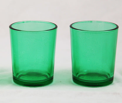 20 Pack Green Glass Votive Candle Holders Table Centreoieces Xmas Wedding Anniversary Event Recption Party V382-GREENCHX20