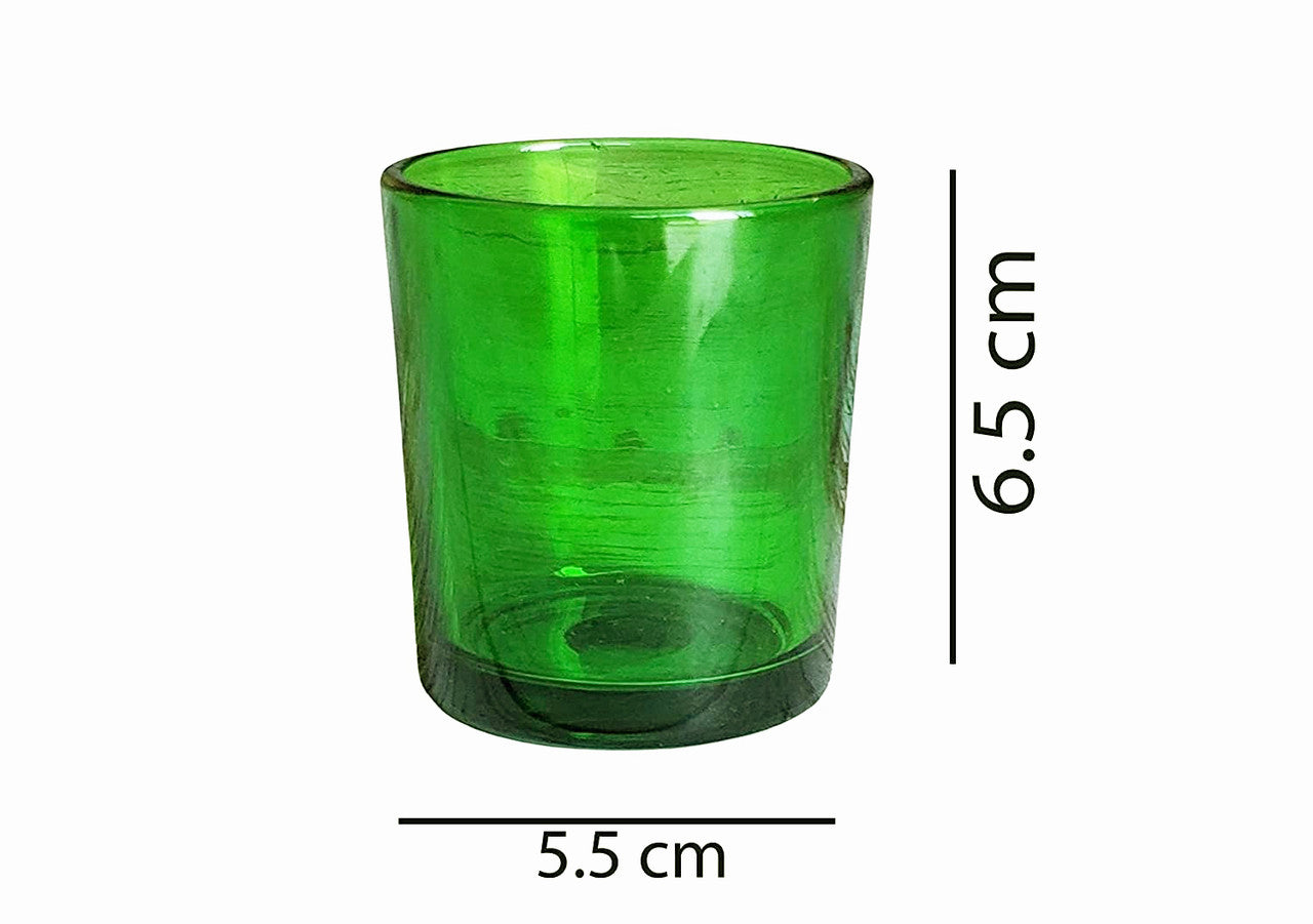 40 Bulk Pack Green Glass Votive Candle Holders Table Centreoieces Xmas Wedding Anniversary Event Recption V382-GREENCHX40