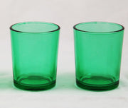 40 Bulk Pack Green Glass Votive Candle Holders Table Centreoieces Xmas Wedding Anniversary Event Recption V382-GREENCHX40