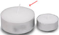 Large Tealight Candles 6cm Wide in silver foil cup 10 in a pack - Party Event Wedding BBQ Dinner Romantic V382-GTL10