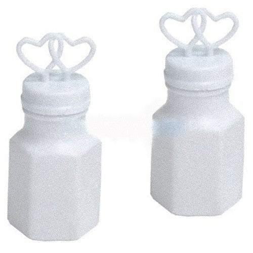 100 Pack Mini Wedding Heart Bubble Bottles send off wedding favors custom party favors V382-HEARTBUBBLES100