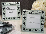 20 Pack Wedding Coasters Glass Square Photo Frame Bomboniere Favour 9x9cm - 2 Frames per Pack V382-HEARTSQCOASTRX20