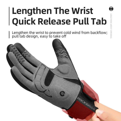 MTB Heated Gloves XLarge for Mountain Road Bike Breathable Winter Autumn Cycling Camping Running Outdoor V382-HEATEDGLOVESRBXL