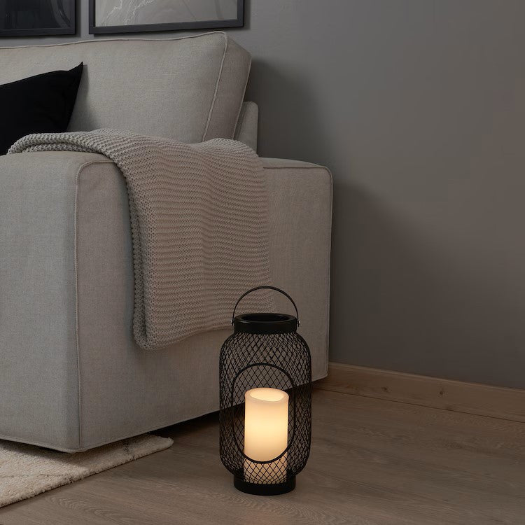 2 Pcs LED Block Pillar Candle White Flameless Safe Indoor Battery Power Party Home Decor Wedding Xmas Table V382-LEDPILLARX2