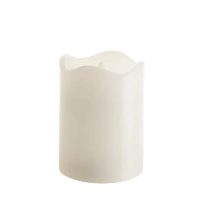 5 Pcs LED Block Pillar Candle White Flameless Safe Indoor Battery Power Party Home Decor Wedding Xmas Table V382-LEDPILLARX5