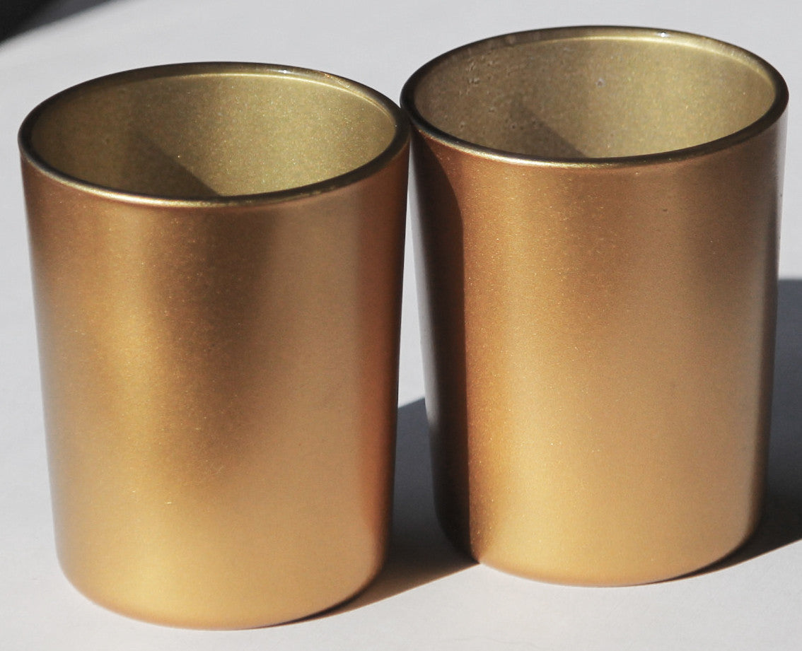 20 Pack Matt Gold Glass Votive Candle Holders Table Centreoieces Xmas Wedding Anniversary Event Recption V382-MATTGX20