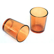 10 Pack Orange Glass Votive Tealight Candle Holders House Party Centerpiece Xmas Wedding Decor Glass V382-ORCHX10
