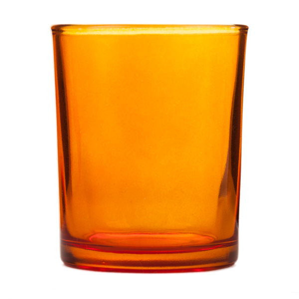 40 Pack Orange Glass Votive Tealight Candle Holders House Party Centerpiece Xmas Wedding Decor Glass V382-ORCHX40
