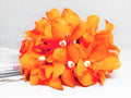 1 Set of 20 LED Orange Frangipani Flower Battery String Lights Christmas Gift Home Wedding Party Decoration V382-ORFRANGIBATT20