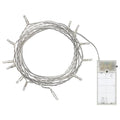 1 Set of 20 LED Plain Warm White Bulb Battery Powered String Lights Christmas Gift Home Wedding Party Bedroom V382-PALIANWWBATTLEAD