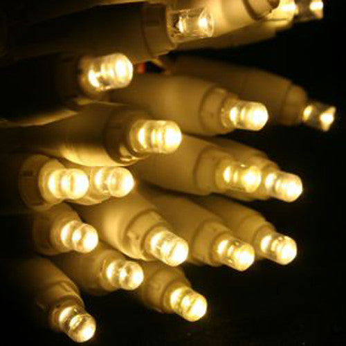 1 Set of 20 LED Plain Warm White Bulb Battery Powered String Lights Christmas Gift Home Wedding Party Bedroom V382-PALIANWWBATTLEAD