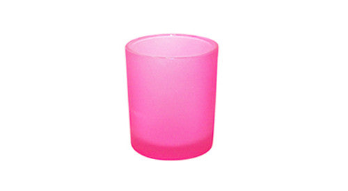 20 Pack Pink Frosted Glass Votive Tealight Candle Holders House Party Centerpiece Xmas Wedding Decor Glass V382-PINKFHX20